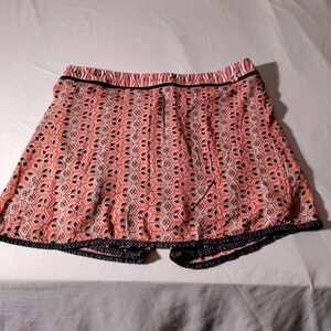 Arena Ibiza Reversible Geometric Wrap Skirt Adjustable  Approx 18" Wide by 47" L